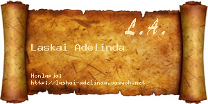 Laskai Adelinda névjegykártya